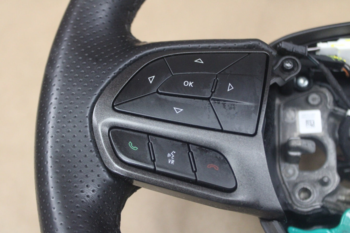 2022 DODGE CHARGER R/T DRIVER STEERING WHEEL WITH CONTROLS BLACK LEATHER