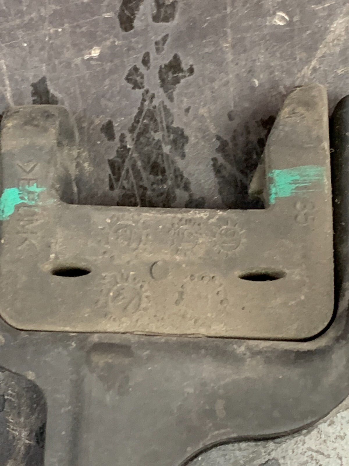 2006 - 2023 DODGE CHARGER RADIATOR UPPER ISOLATOR MOUNT BRACKET SET OF 2 OEM