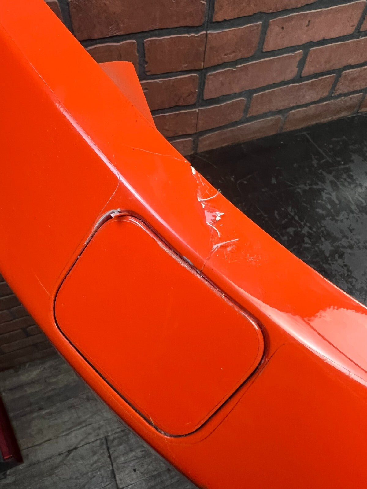 Ferrari F430 Front Bumper with Parking Sensor Option, Orange Damaged 83111210