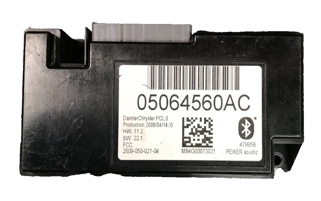 2007-2010 Dodge Chrysler Jeep Uconnect Telematics Bluetooth Module 05064560AC