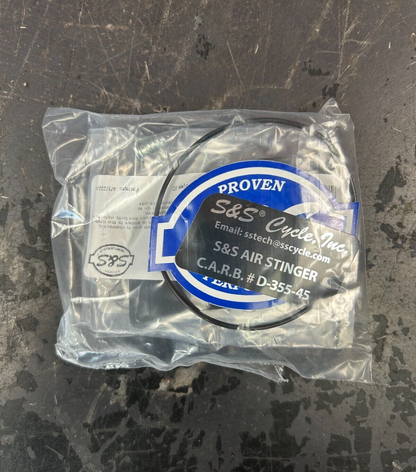 Harley Davidson S&S Air Stinger Stealth Air Cleaner Kit - Chrome Ring 170-0714A