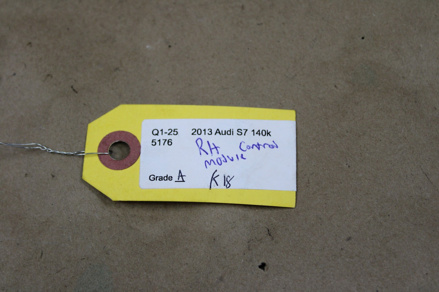 2012-2015 AUDI A7/S7 REAR RIGHT LANE CHANGE ASSIST CONTROL MODULE OEM 4G0907568J