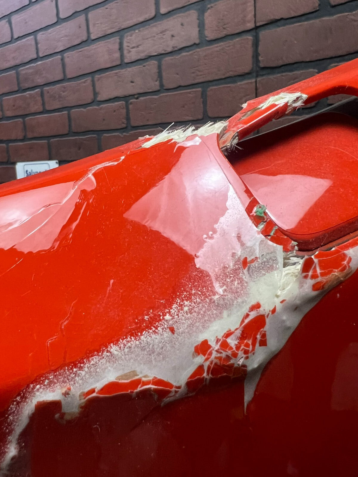 Ferrari F430 Front Bumper with Parking Sensor Option, Orange Damaged 83111210