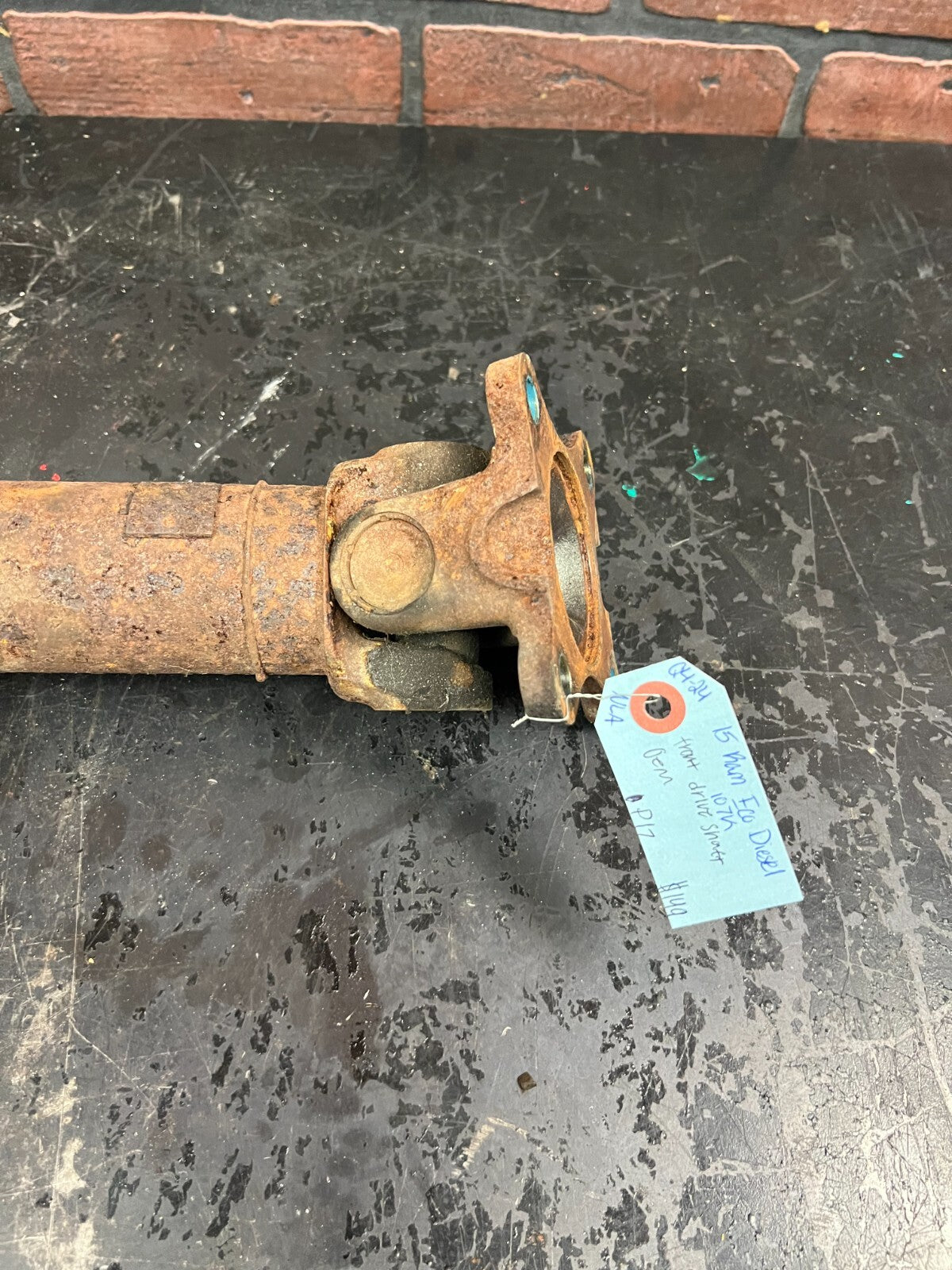 2014-2019 Ram 1500 3.0L 4x4 Front Drive Shaft 8-Spd Auto 8HP70 52123839AA OEM