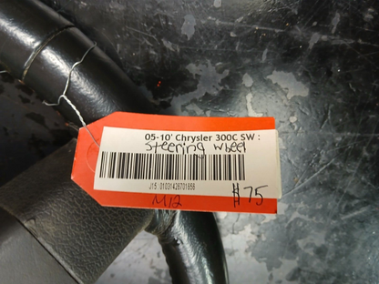 2006-2007 Chrysler 300 Steering Wheel w/ Controls Black Leather 1bf502dvaa