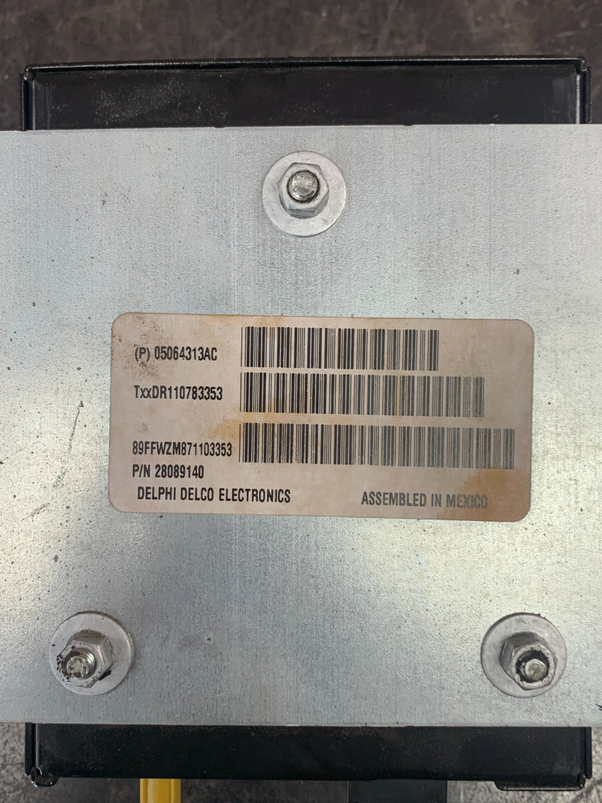 2006-09 DODGE RAM 1500 2500 3500 SIRIUS SATELLITE RECEIVER MODULE 05064075AD OEM