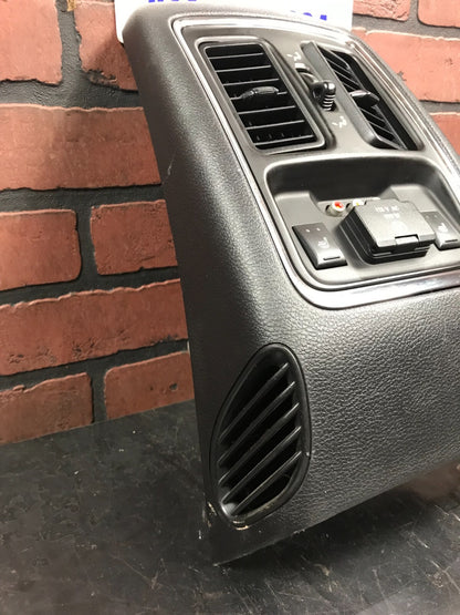 11-13 Jeep Grand Cherokee SRT Center Console Rear Panel w/ Vents & Switch