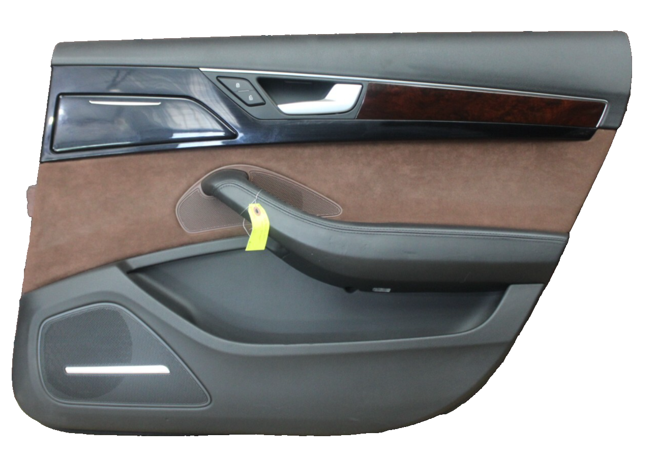 11-18 AUDI A8 REAR RIGHT PASSENGER SIDE INTERIOR DOOR PANEL TRIM OEM 4H4 868 066