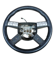 2006-2007 Chrysler 300 Steering Wheel w/ Controls Black Leather 1bf502dvaa