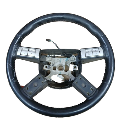 2006-2007 Chrysler 300 Steering Wheel w/ Controls Black Leather 1bf502dvaa