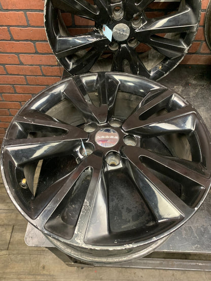 11-13 Jeep Grand Cherokee Dodge Durango 5 Spoke Black OEM Wheel 20 Rim Curb Rash