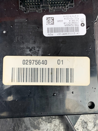 2012-2013 GRAND CHEROKEE DURANGO KEYLESS CONTROL MODULE ECU 68052899AI