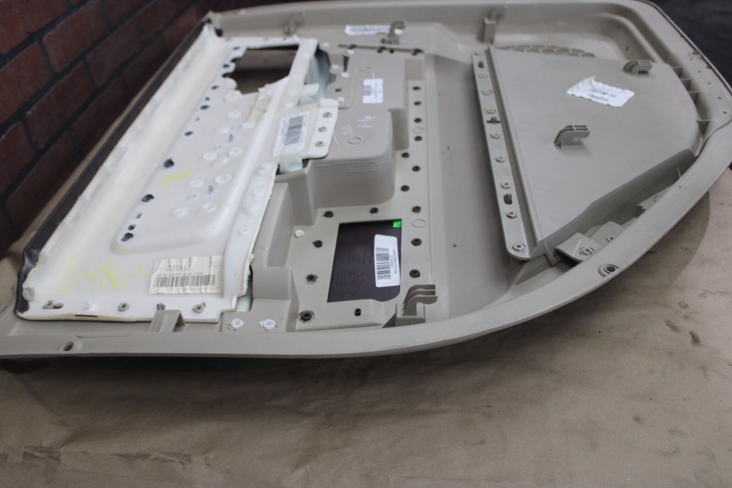 2013-2018 RAM 1500 PASSENGER RIGHT REAR QUAD CAB DOOR PANEL TRIM CARD ASSEMBLY