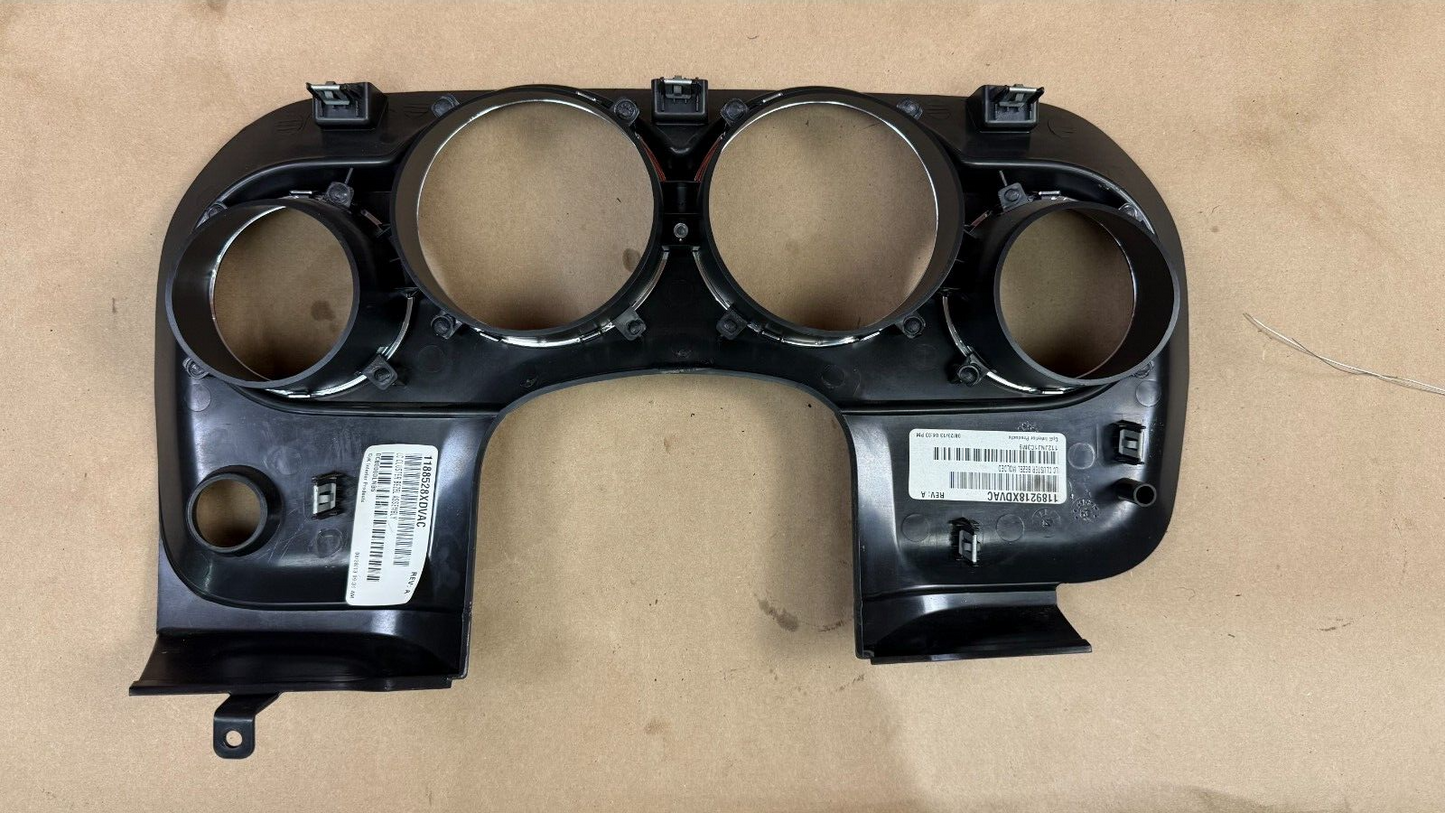 2008-2014 Dodge Challenger Speedometer Gauge Cluster Bezel Trim 1188528xdvac