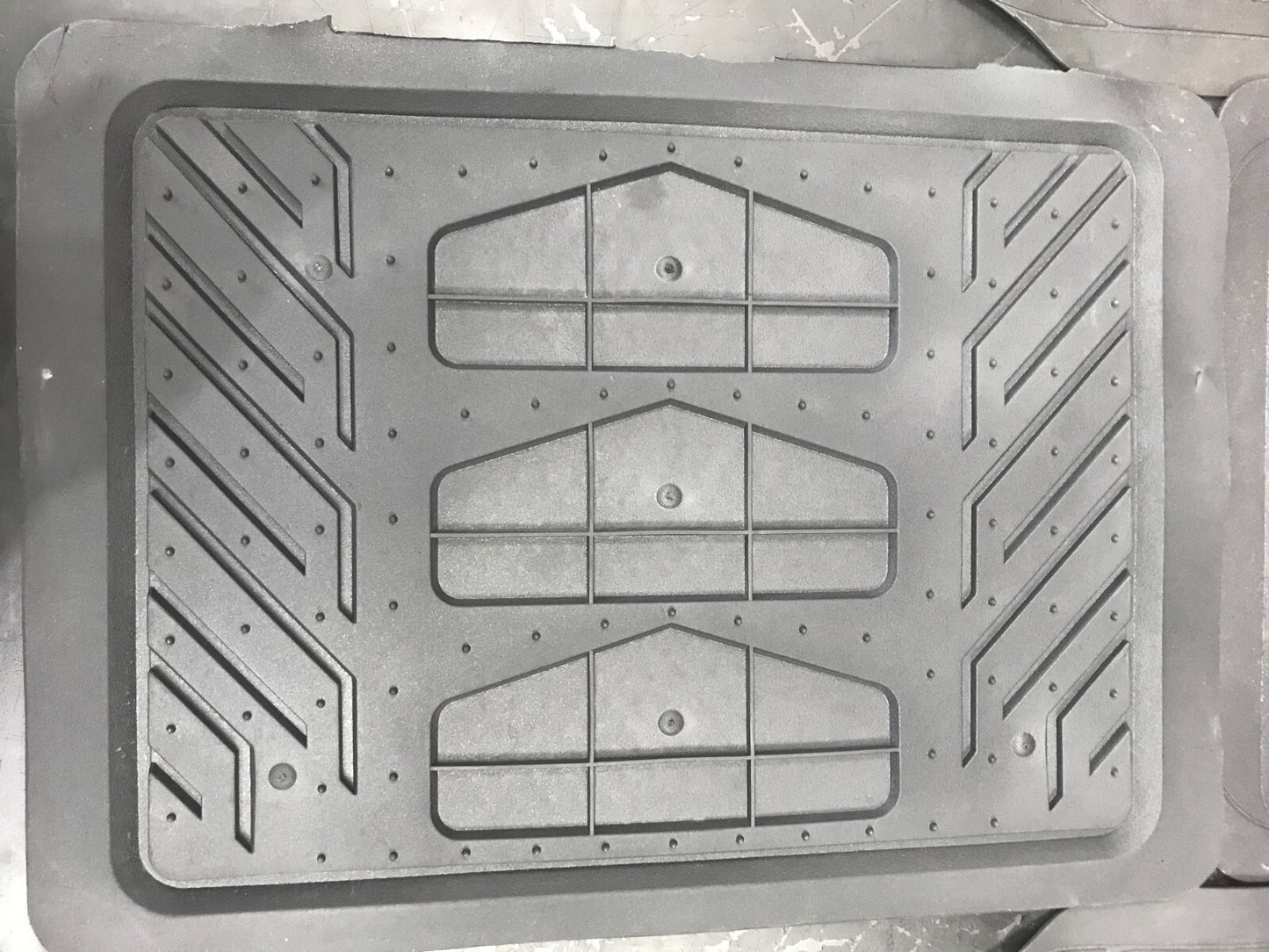 2008-2010 Dodge Challenger SRT Plasticolor Black Rubber Floor Mat Set of 4