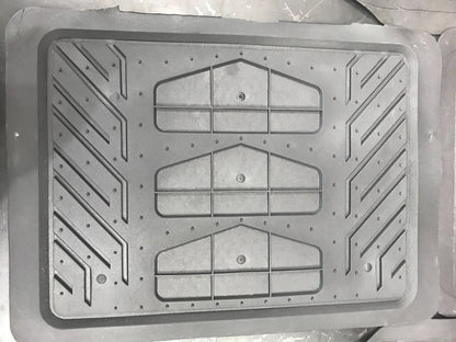 2008-2010 Dodge Challenger SRT Plasticolor Black Rubber Floor Mat Set of 4