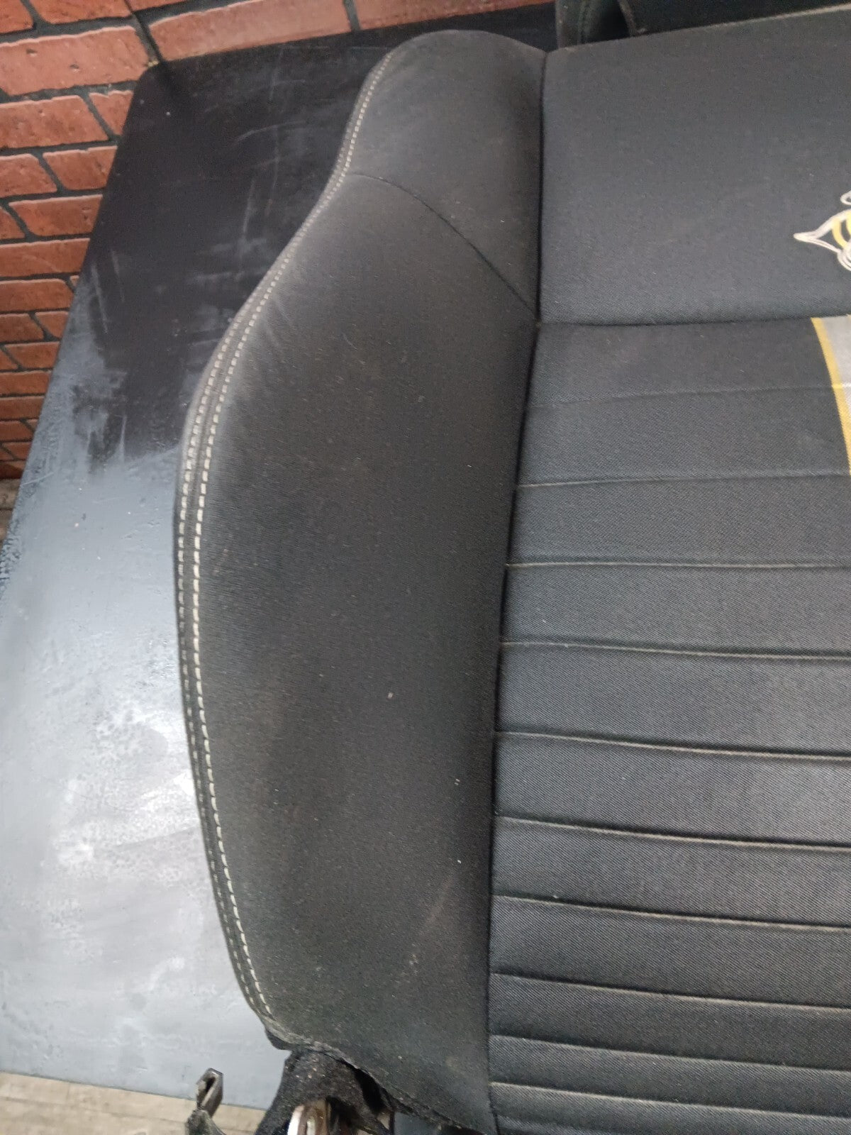 2012-2014 Dodge Charger SRT8 Super Bee OEM Cloth Driver Seat Back & Headrest