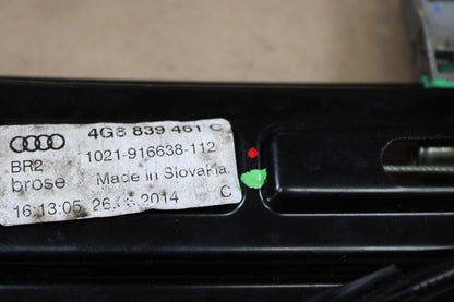 2012-2018 AUDI A7/S7/RS7 REAR LH DRIVER WINDOW REGULATOR MOTOR OEM 4G8-839-461-C