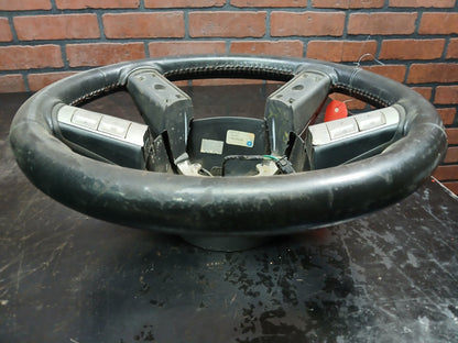 2006-2007 Chrysler 300 Steering Wheel w/ Controls Black Leather 1bf502dvaa