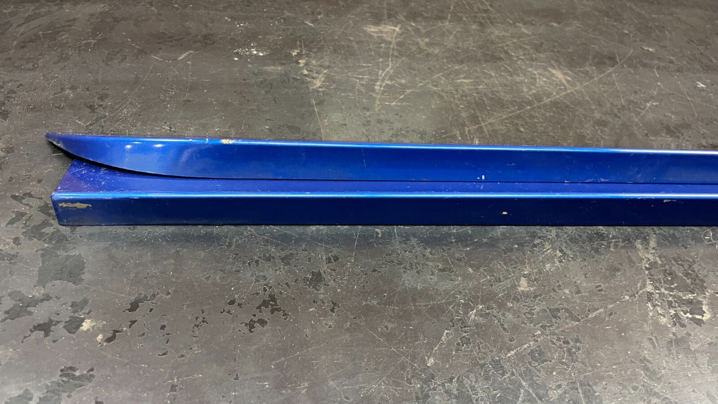 2003-2005 Dodge Neon SRT-4 Rear L+R Lower Door Trim Molding Applique Pair Blue