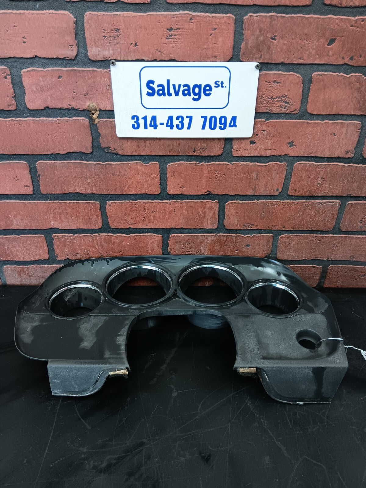 2008-2014 Dodge Challenger SRT-8 Black Speedometer Gauge Cluster Bezel Trim