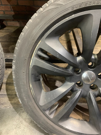 2011-2014 Dodge Charger/300/Challenger SRT8 Full Wheel Set w/ Center Caps 5 spk
