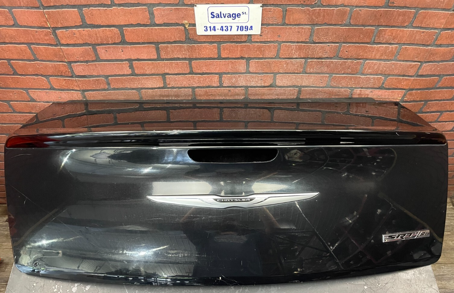 2011-2023 Chrysler 300 SRT8 Rear Trunk Lid Hatch Decklid w Spoiler BLACK OEM