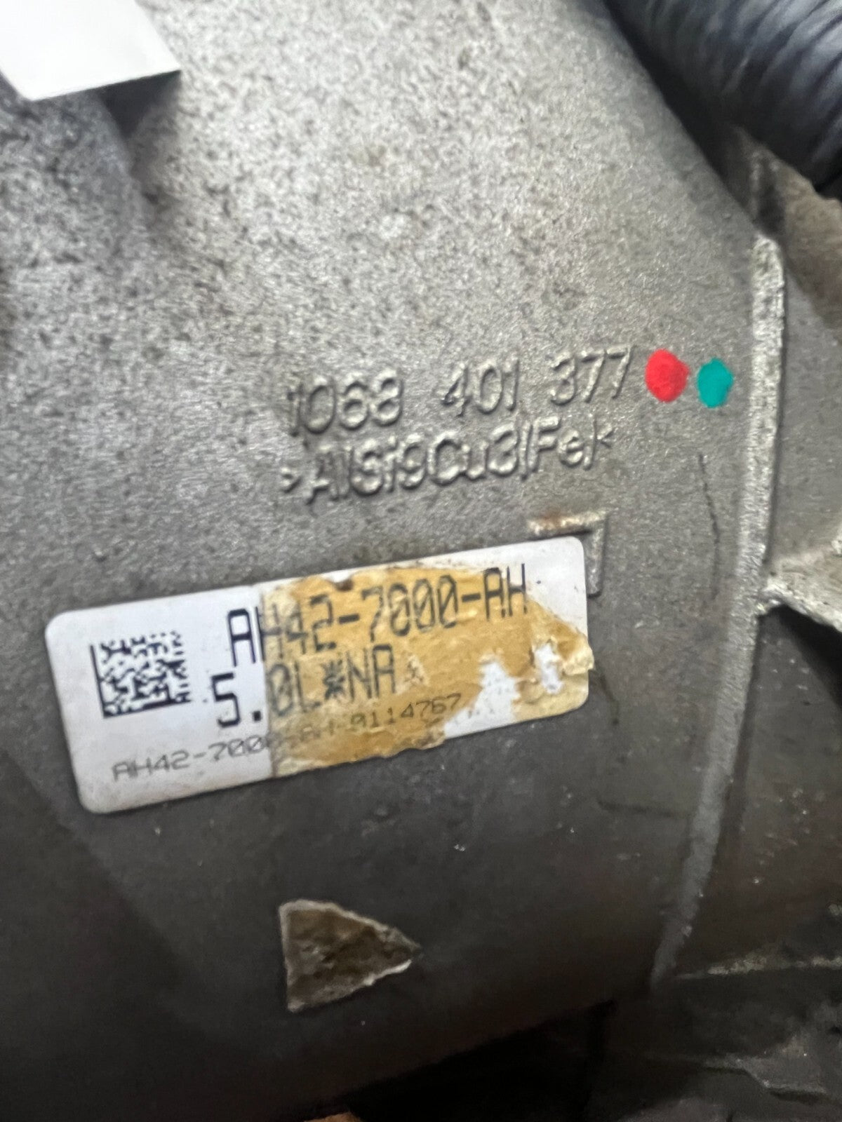 10-12 RANGE ROVER HSE 5.0L AUTOMATIC TRANSMISSION 6HP-28 OEM AH42-7000-AH UNKOWN