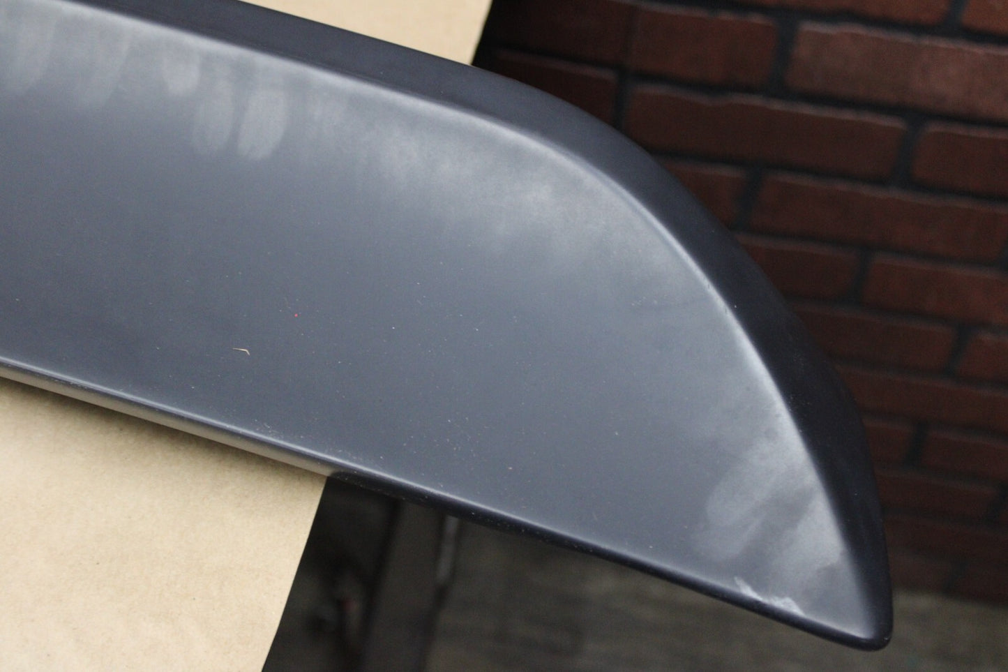 2019-2023 DODGE CHALLENGER REAR TRUNK DECK LID SPOILER OEM w/ CAMERA RAW BLACK