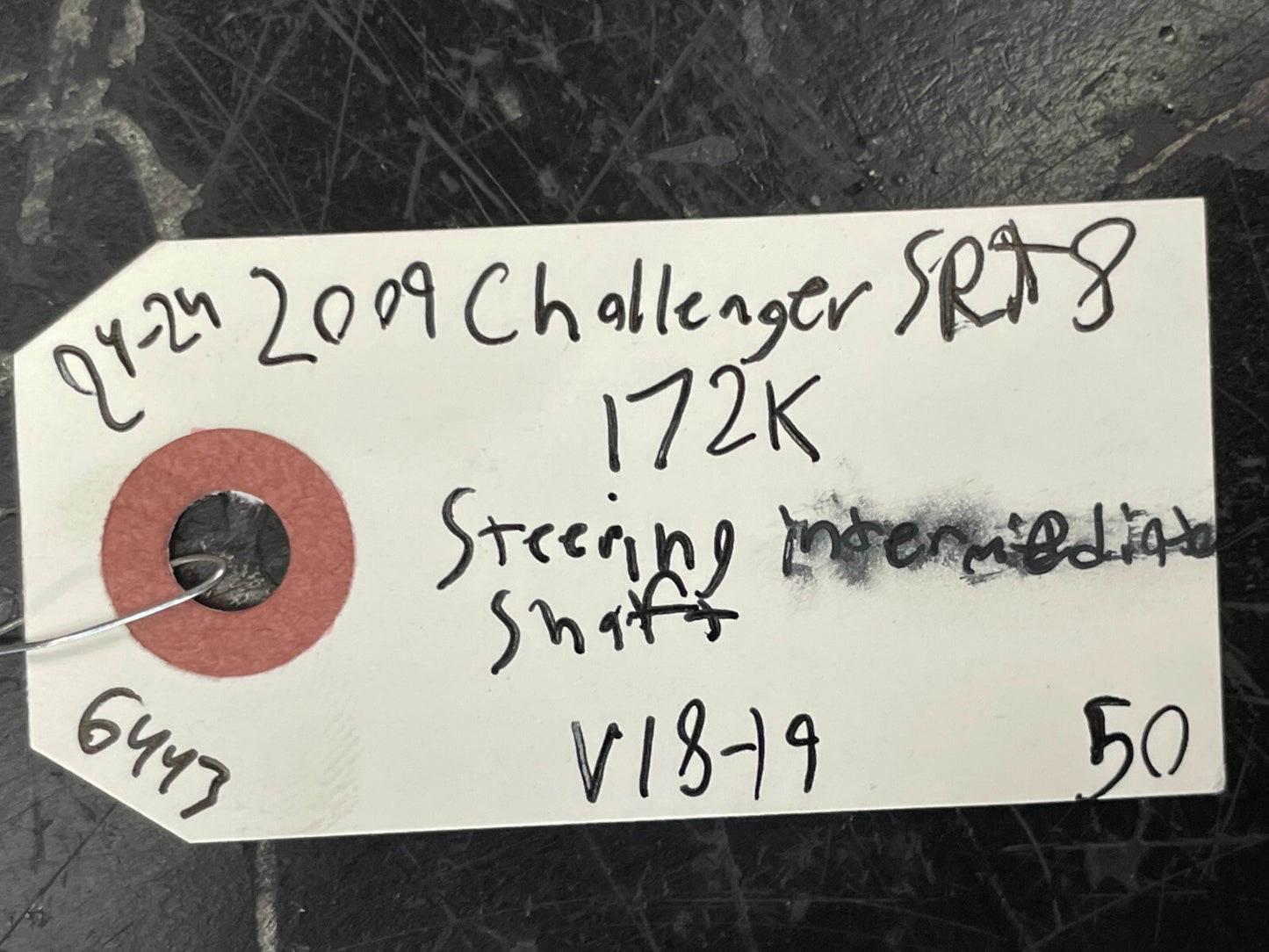 06-10 Challenger/Charger/300 Lower Intermediate Steering Column Shaft 5057616AD