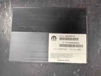 2017-2023 276 Watt Charger/Challenger/300 Radio Audio Amp Amplifier 68425657aa