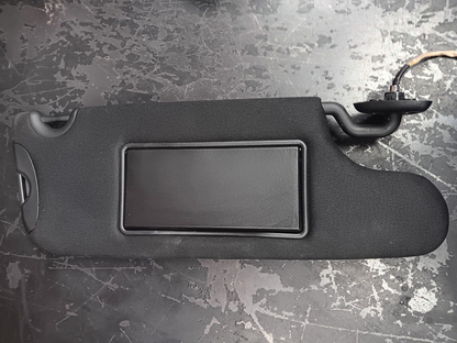 2017-2023 Dodge Challenger Scat Pack Black Extendable Sun Visor Set w/ Mirrors