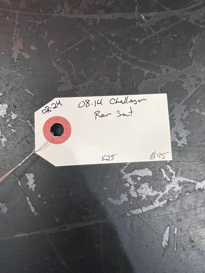 2008-2014 Dodge Challenger ORANGE Stripe SRT8 OEM Left Rear Back Seat Armrest