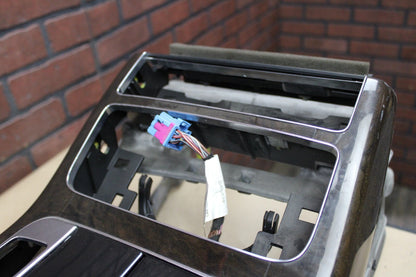 2011-2018 Audi A8 D4 Front Floor Center Console Armrest Storage Assembly Black