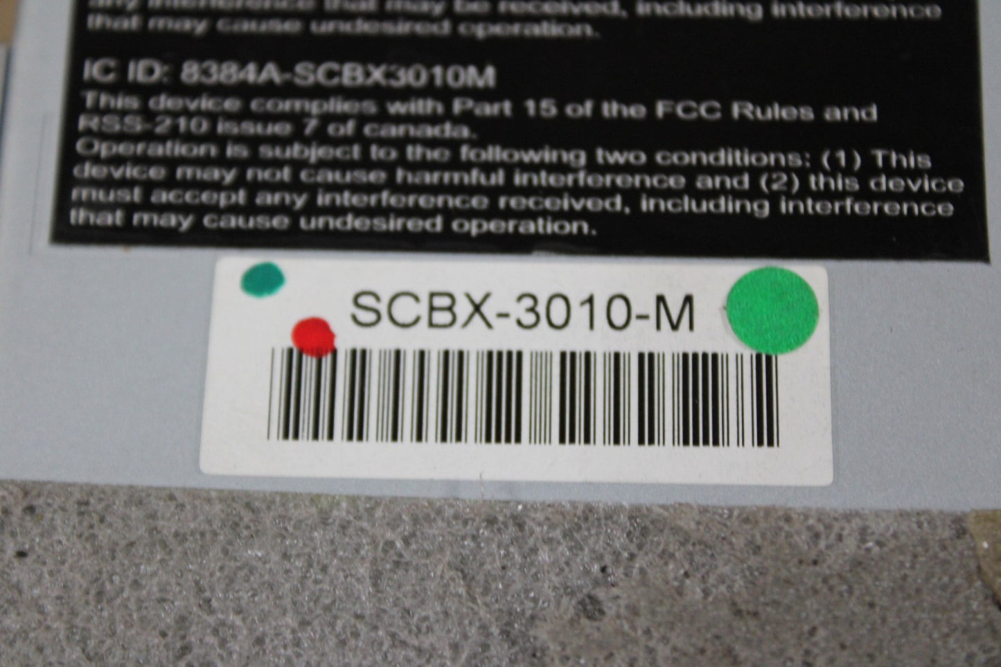 2011 Cadillac Escalade Rear DVD Headrest Control Module SCBX-3016-M OEM