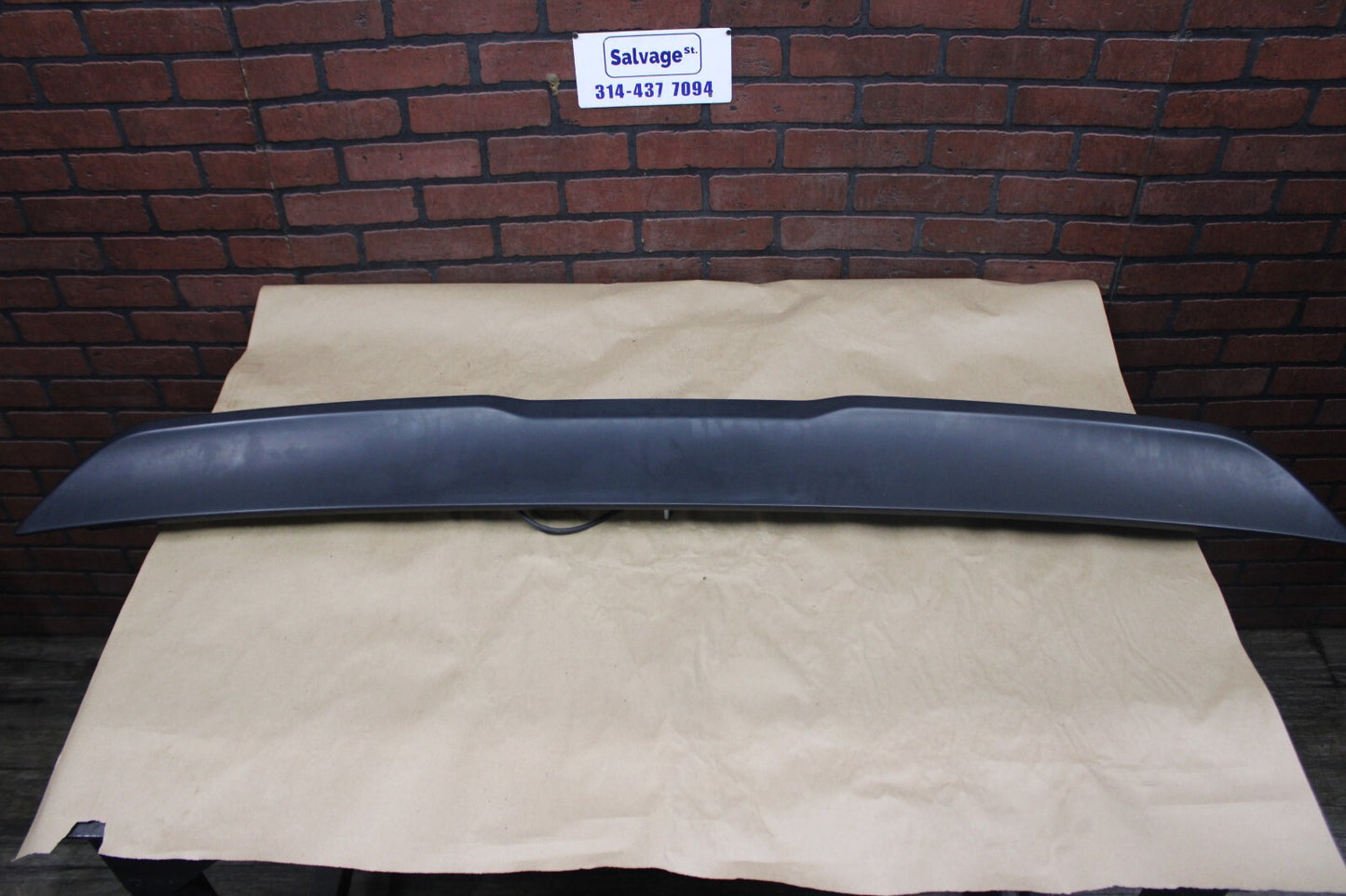 2019-2023 DODGE CHALLENGER REAR TRUNK DECK LID SPOILER OEM w/ CAMERA RAW BLACK