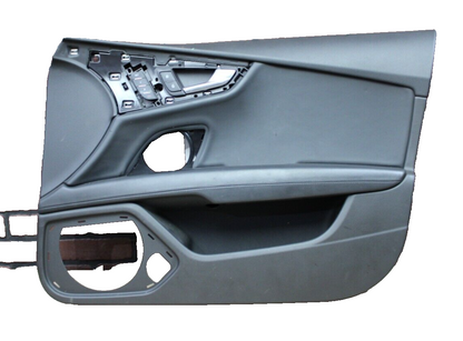 2012-2018 Audi A7/S7 Front Passenger RH Side Interior Door Panel Assembly Black