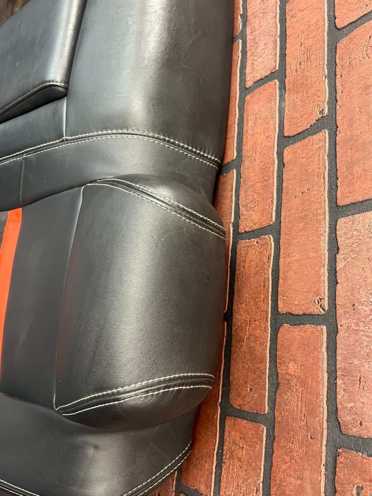 2008-2014 Dodge Challenger ORANGE Stripe SRT8 OEM Left Rear Back Seat Armrest