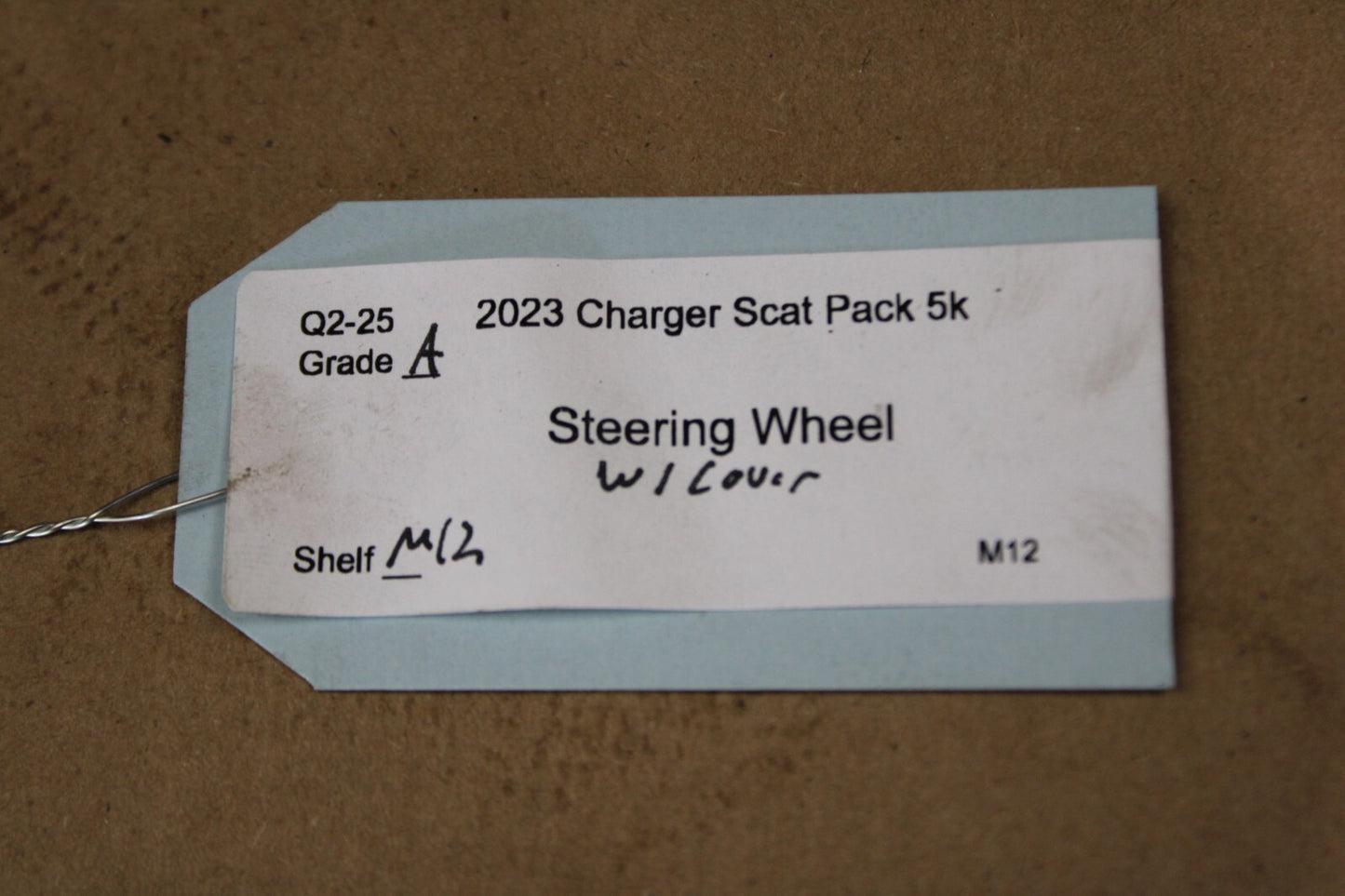 20-23 Daytona Charger SRT Scat Pack Steering Wheel Assembly w Cover and Controls