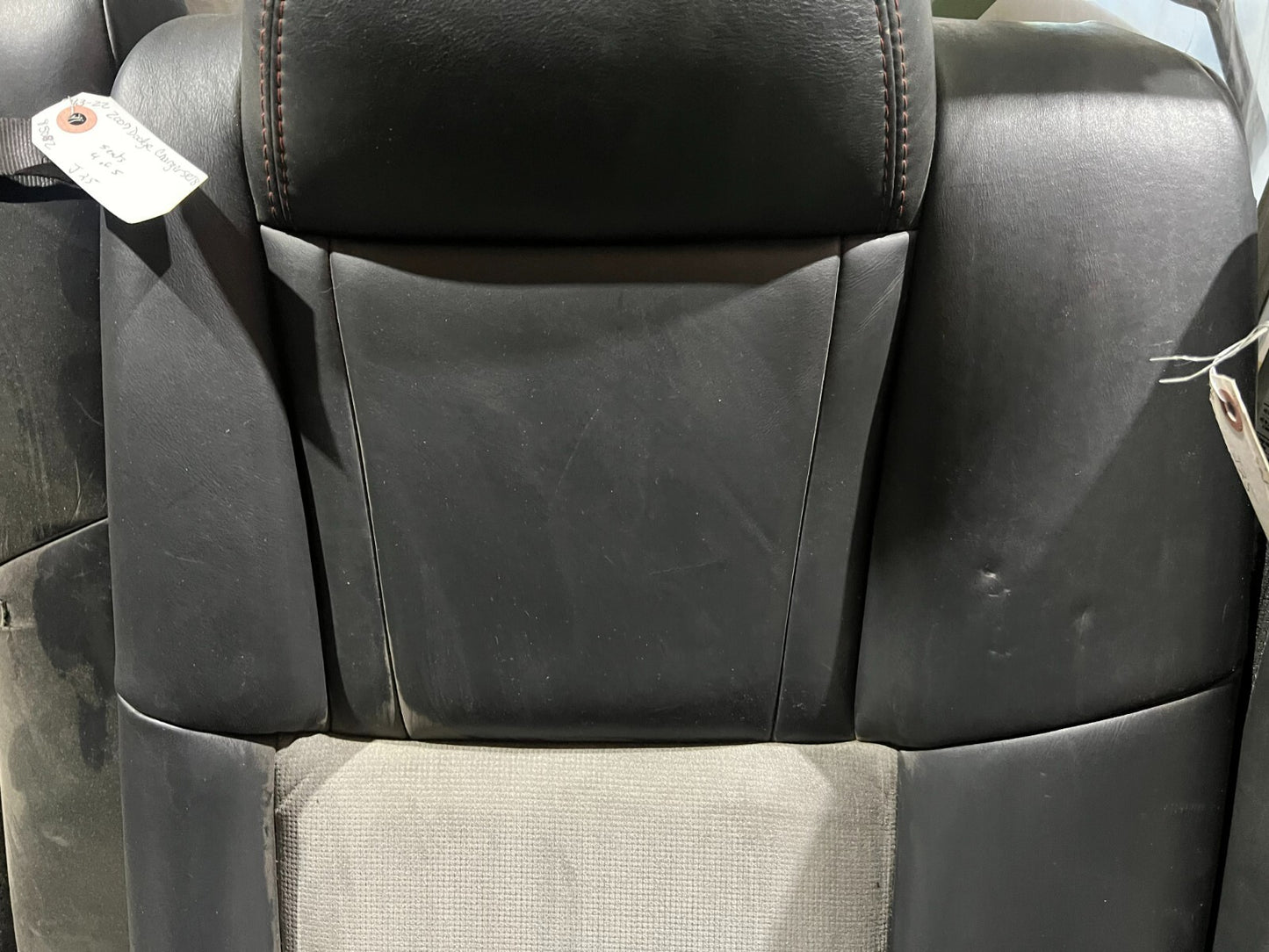 2006-2010 DODGE CHARGER SRT8 REAR PASSENGER SEAT CUSHION BACKREST LEATHER OEM