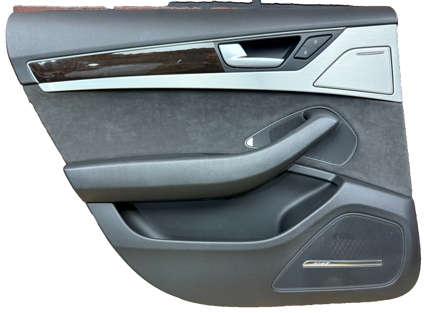 2011-2018 AUDI A8 D4 QUATTRO Rear Door Trim Panel Cover Driver Left Brushed OEM