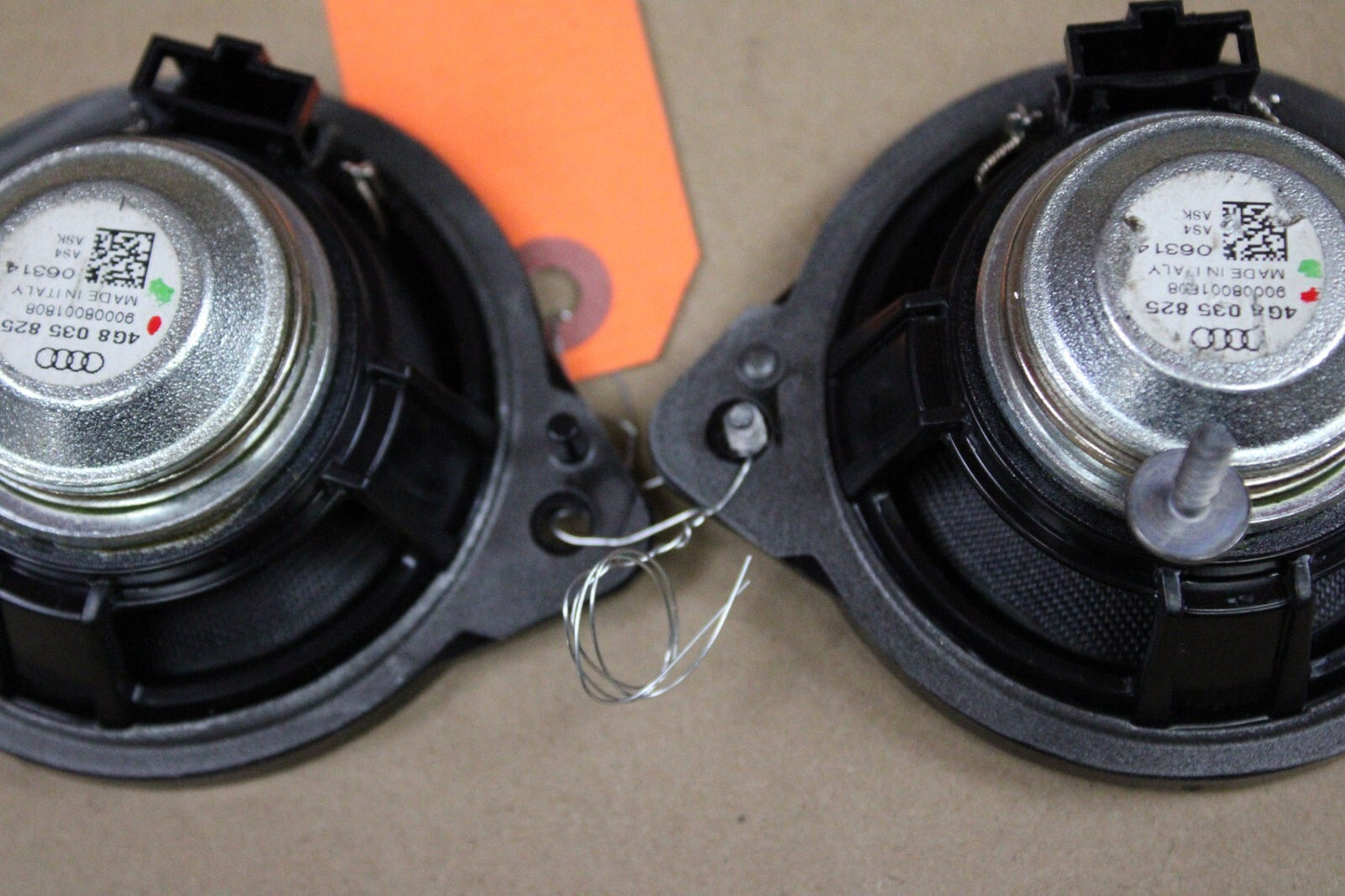 2012-2018 Audi S7/A7/RS7 Rear Quarter Deck Audio Speaker Pair Set 4G8-035-825