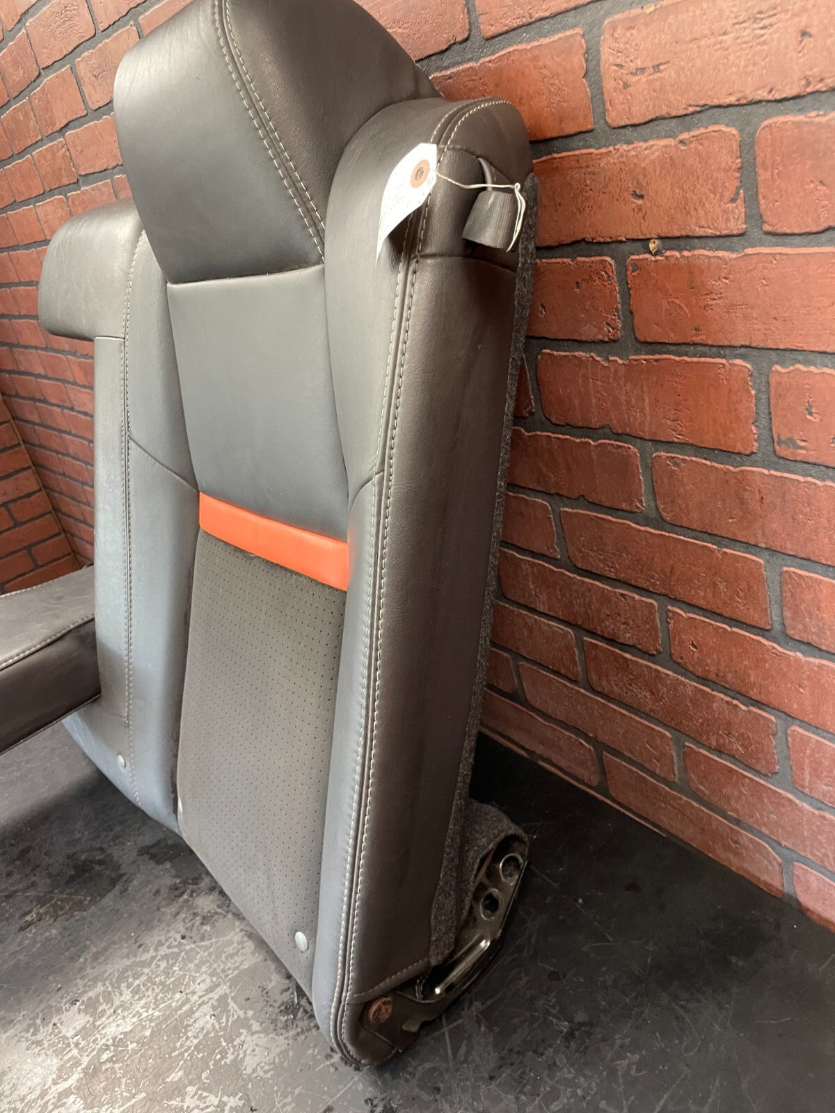 08-14 Dodge Challenger ORANGE Stripe SRT8 OEM Left Rear Back Seat Armrest