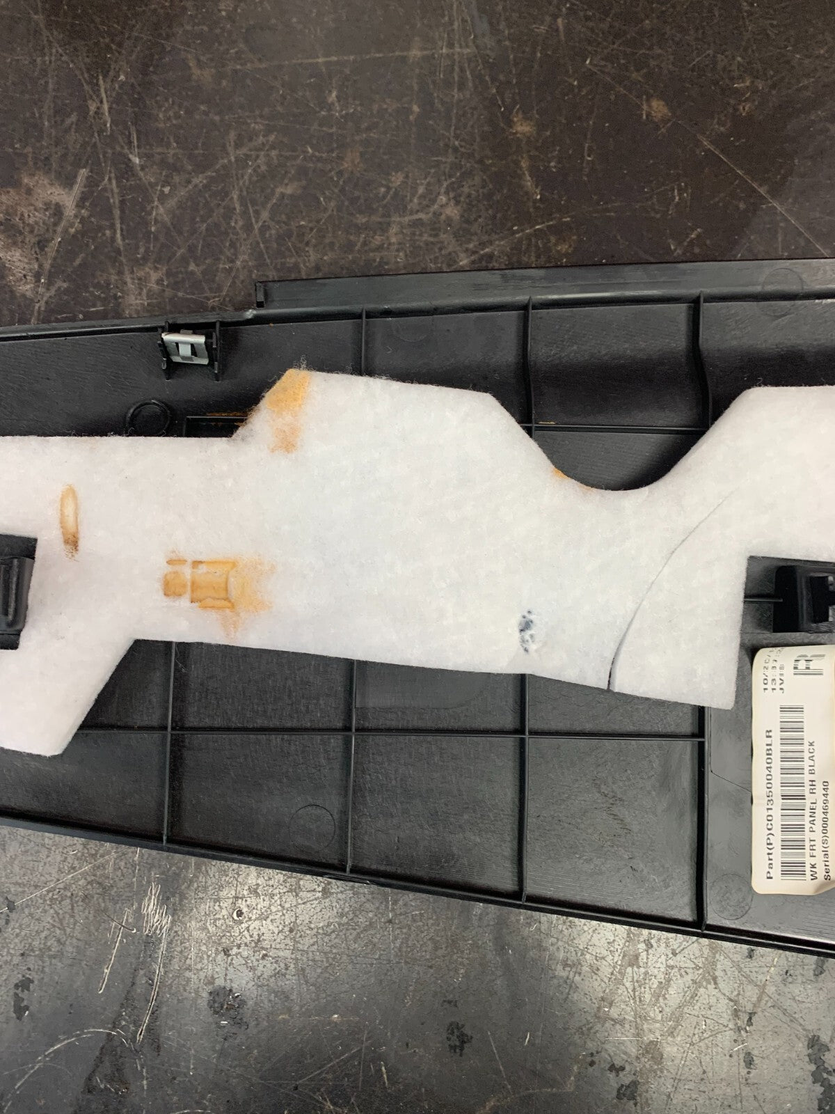11-13 Jeep Grand Cherokee Floor Center Console Panel Right RH Side 1MC63DX9AD