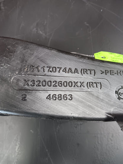 2008 Jeep Grand Cherokee Passenger RH Instrument Panel Dash Vent Duct 55117074aa