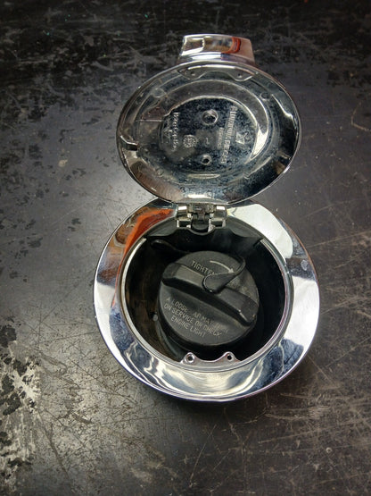 2011-2023 Dodge Challenger Fuel Fill Door w/ Gas Cap Chrome 68086353