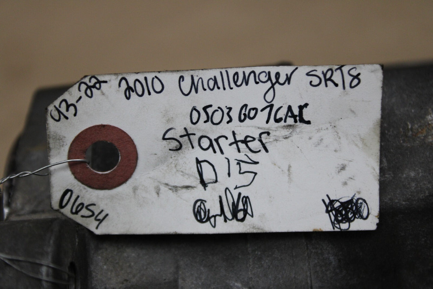 2006-2024 Challenger Charger 300 6.1L 6.2L Hemi Engine Starter Motor 05030076AC