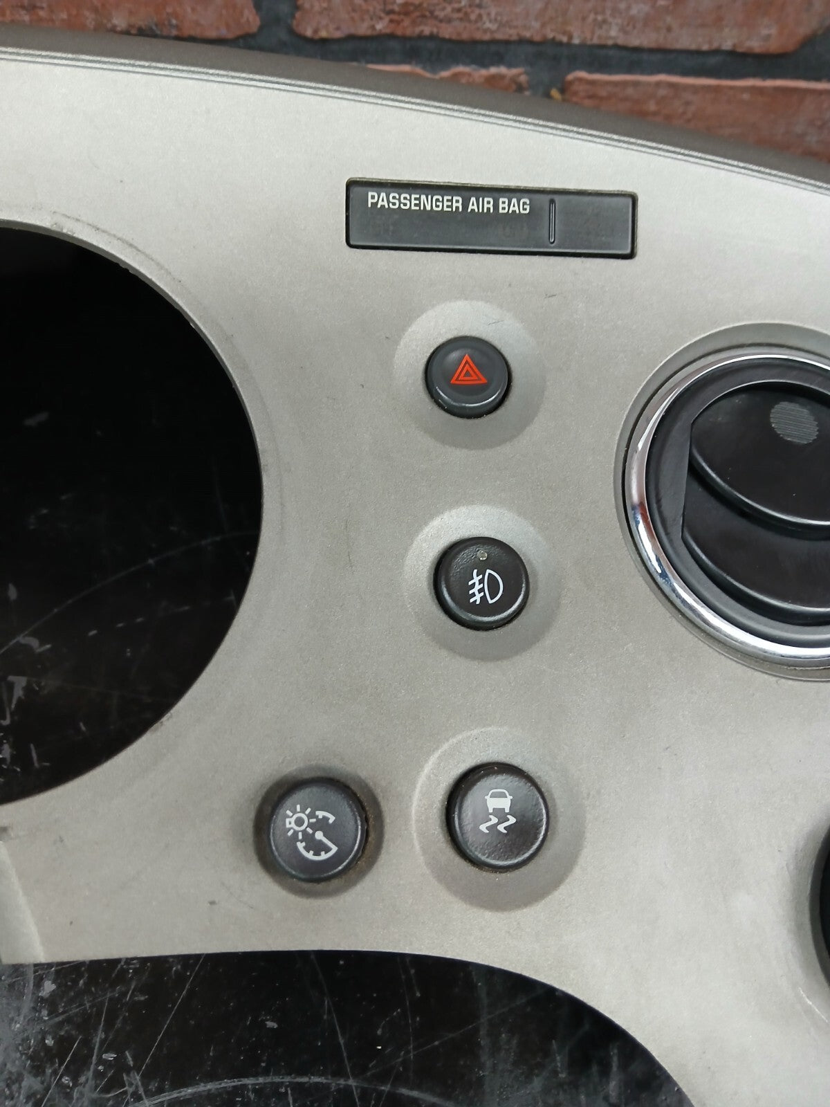 2006-2009 Pontiac Solstice Dash Instrument Cluster Trim Bezel w/ Climate Control