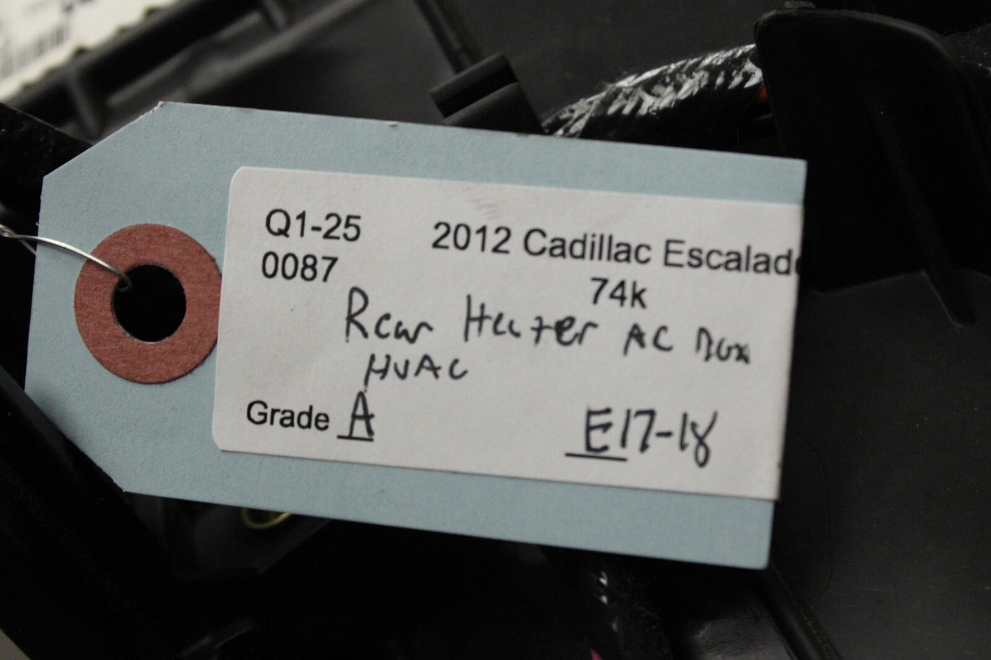 2007-2013 Cadillac Escalade Rear Heater Core Box A/C HVAC Box Assembly Blower