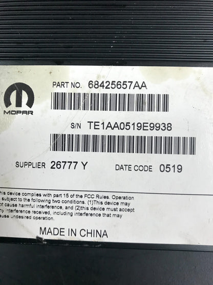 17-23 Challenger/Charger/300 SRT 276 Watt OEM Mopar Audio Amplifier 68425657AA